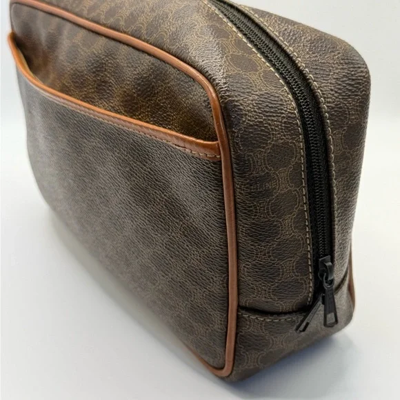 Celine Toiletry Cosmetic Bag Authentic GUC VINTAGE - Picture 4 of 14